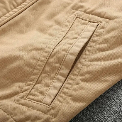 Cruel wolf streetwearjacket beige, oversized jackets, urban jackets, close up pocket